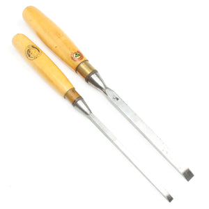 Old Marples & Sorby Sash Mortice Chisels – 6.5mm, 11mm (Boxwood) - OldTools.co.uk