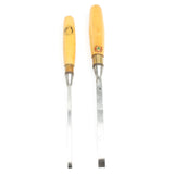 Old Marples & Sorby Sash Mortice Chisels – 6.5mm, 11mm (Boxwood) - OldTools.co.uk