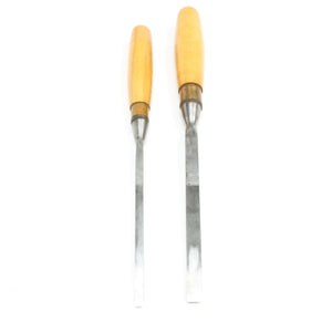 Old Marples & Sorby Sash Mortice Chisels – 6.5mm, 11mm (Boxwood) - OldTools.co.uk