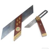 Old William Marples Mitre Square & Sliding Bevel (Mahogany)