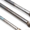 3x Old Eyed Long Auger Drills - 1/2", 3/4", 7/8"
