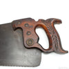 Old Decorative Wooden Handled Hand Saw - 24" - 7tpi (Beech)