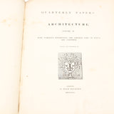 Old Quarterly Papers on Architecture Book | Volume II C.1844 - OldTools.co.uk