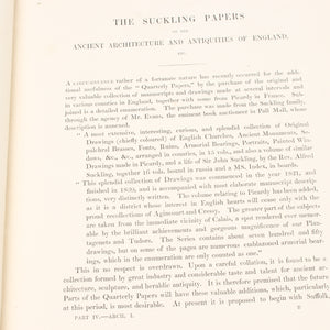 Old Quarterly Papers on Architecture Book | Volume II C.1844 - OldTools.co.uk