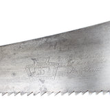 SOLD - H Disston Philadelphia D8 Thumb-hole Rip Saw - 28” - 3 1/2tpi (Apple)