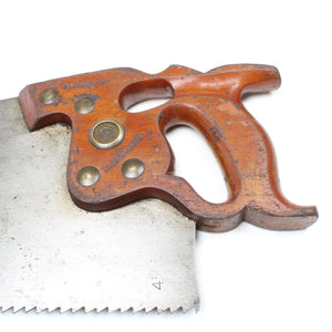 Disston Philadelphia D8 Fingerhole Rip Saw - 26” - 4 1/2tpi (Apple)