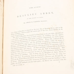 Old Quarterly Papers on Architecture Book | Volume II C.1844 - OldTools.co.uk