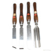 4x Old Henry Taylor Wide Wood-Turning Tools - UK ONLY