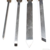 4x Old Henry Taylor Wood-Turning Tools - UK ONLY