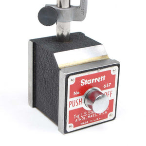 Starrett No. 657  Heavy-Duty Magnetic Base Indicator Holder - OldTools.co.uk