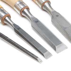4x Rider Butt Chisels - OldTools.co.uk