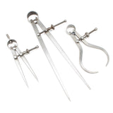 3x Old Spring Dividers - 4" - 8"