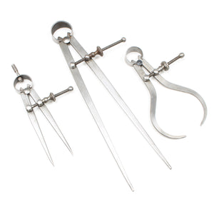 3x Old Spring Dividers - 4" - 8"