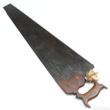 Old C Garlic & Sons "Lynx" Hand Saw - 26" - 5tpi (Beech) - OldTools.co.uk