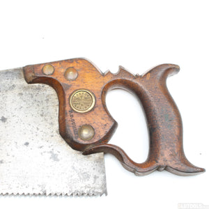 Old Sarjent Hand Saw - 24 1/2" - 6tpi (Beech) - OldTools.co.uk