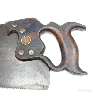 Old Tyzack Hand Saw - 26" - 6 1/2tpi (Beech) - OldTools.co.uk