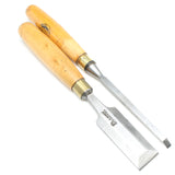 Old I Sorby Bevel Edge Chisel & Sash Mortice Chisel (Boxwood)