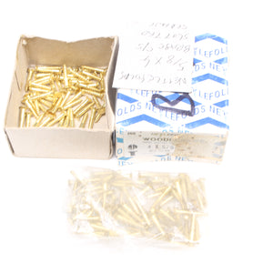 Nettlefold Brass Slotted Screws (CSK) - 4x5/8" + other