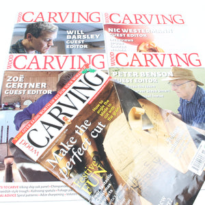 5x Wood Carving Magazines