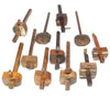 11x Old Wooden Marking Gauges (Display)