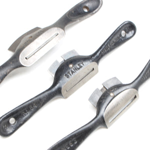 Stanley Spokeshaves No. 51, 63, 64 - Flat & Round