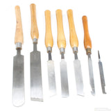 7x Old Robert Sorby Wood-Turning Tools - UK ONLY - OldTools.co.uk