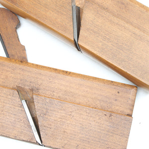 Moseley Wooden Hollow & Round Planes - No. 14 (Beech) - OldTools.co.uk