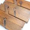 8x Moseley Wooden Hollow & Round Planes (Beech) - OldTools.co.uk