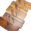 8x Moseley Wooden Hollow & Round Planes (Beech) - OldTools.co.uk