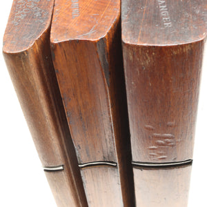 6x Moseley Wooden Hollow & Round Planes (Beech) - OldTools.co.uk