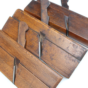 6x Moseley Wooden Hollow & Round Planes (Beech) - OldTools.co.uk