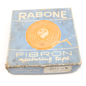 SOLD - John Rabone Fibron Tape Measure No. 2811 - 66ft