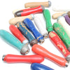 28x Old Colourful Tool Handles / File Handles (Ash, Beech) - OldTools.co.uk