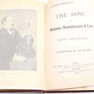 Old Violin-Making Book - The Bow, History Manufacture and Use - OldTools.co.uk