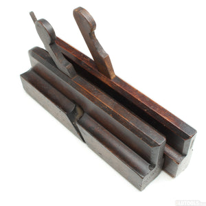 3x Old Early Madox Wooden Planes C. 1748-1775 (Beech) - OldTools.co.uk