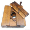 9x Old Early Madox Wooden Hollow & Round Planes C. 1748-1775 (Beech) - OldTools.co.uk