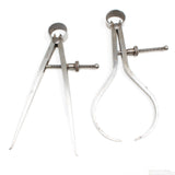3x Old Moore & Wright Calipers + Smallwood Engineer Square No. 603 - OldTools.co.uk