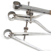 3x Old Moore & Wright Calipers + Smallwood Engineer Square No. 603 - OldTools.co.uk