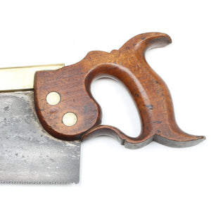 SOLD - Old W Fletcher (Chelsea) Tenon Saw - 12tpi - 14" (Beech)