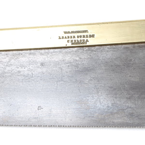 SOLD - Old W Fletcher (Chelsea) Tenon Saw - 12tpi - 14" (Beech)