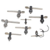 8x Old Jacobs Chuck Keys