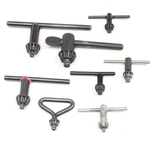 8x Various Old Chuck Keys