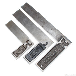 2x Old Rabone Squares & Old Stanley Square - OldTools.co.uk