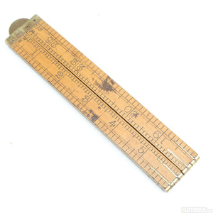 Rabone Wooden Rule - No. 1377 (Boxwood) - OldTools.co.uk