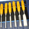 SOLD - 8-Piece Marples Bevel Edge Chisels Set (Boxwood) CHISELS