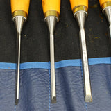 SOLD - 8-Piece Marples Bevel Edge Chisels Set (Boxwood) CHISELS
