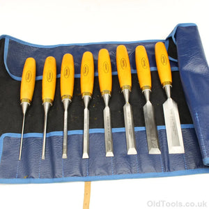 SOLD - 8-Piece Marples Bevel Edge Chisels Set (Boxwood) CHISELS