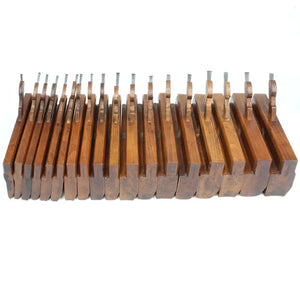 SOLD - Kimberley 8-Piece Set Beads Half-Set Hollow & Round Planes (Beech) planes