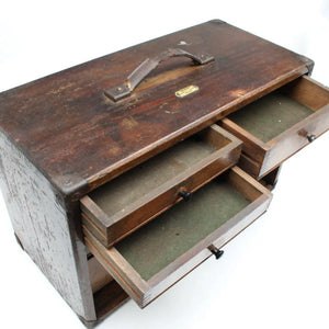 SOLD - Old Emir (London) Engineers Toolbox (Oak) Other Tools
