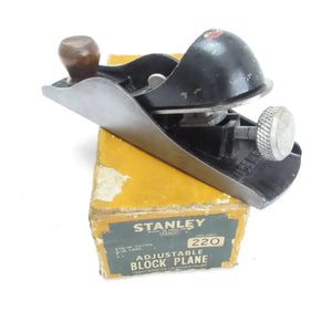SOLD - Old Stanley Block Plane - No. 220 planes